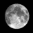 Moon age: 15 days, 5 hours, 16 minutes,100%